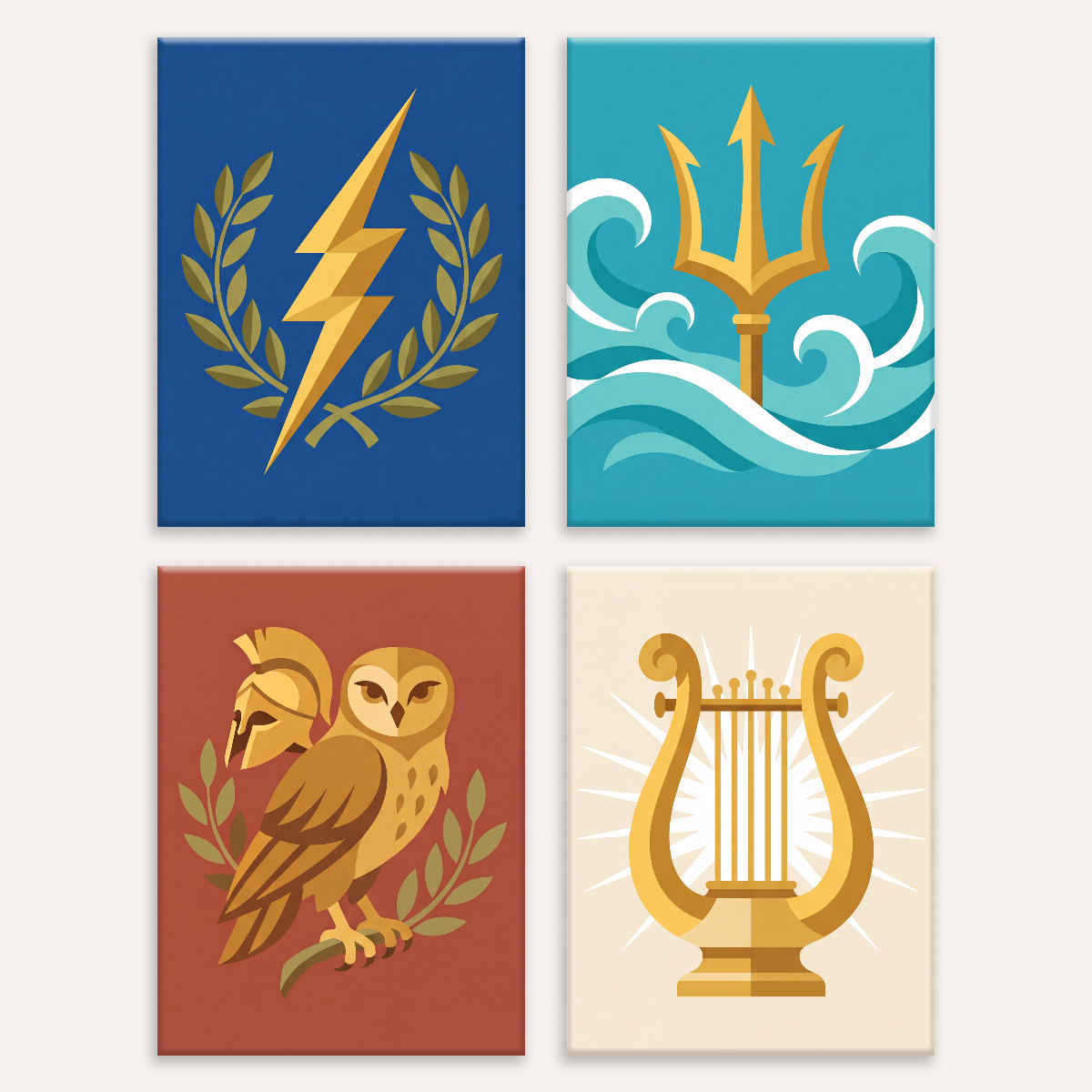 Gods of Olympus - Number Artist Paint by Numbers Kits