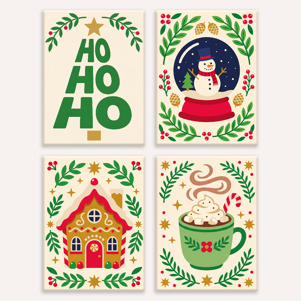 Ho Ho Ho - Number Artist Paint by Numbers Kits