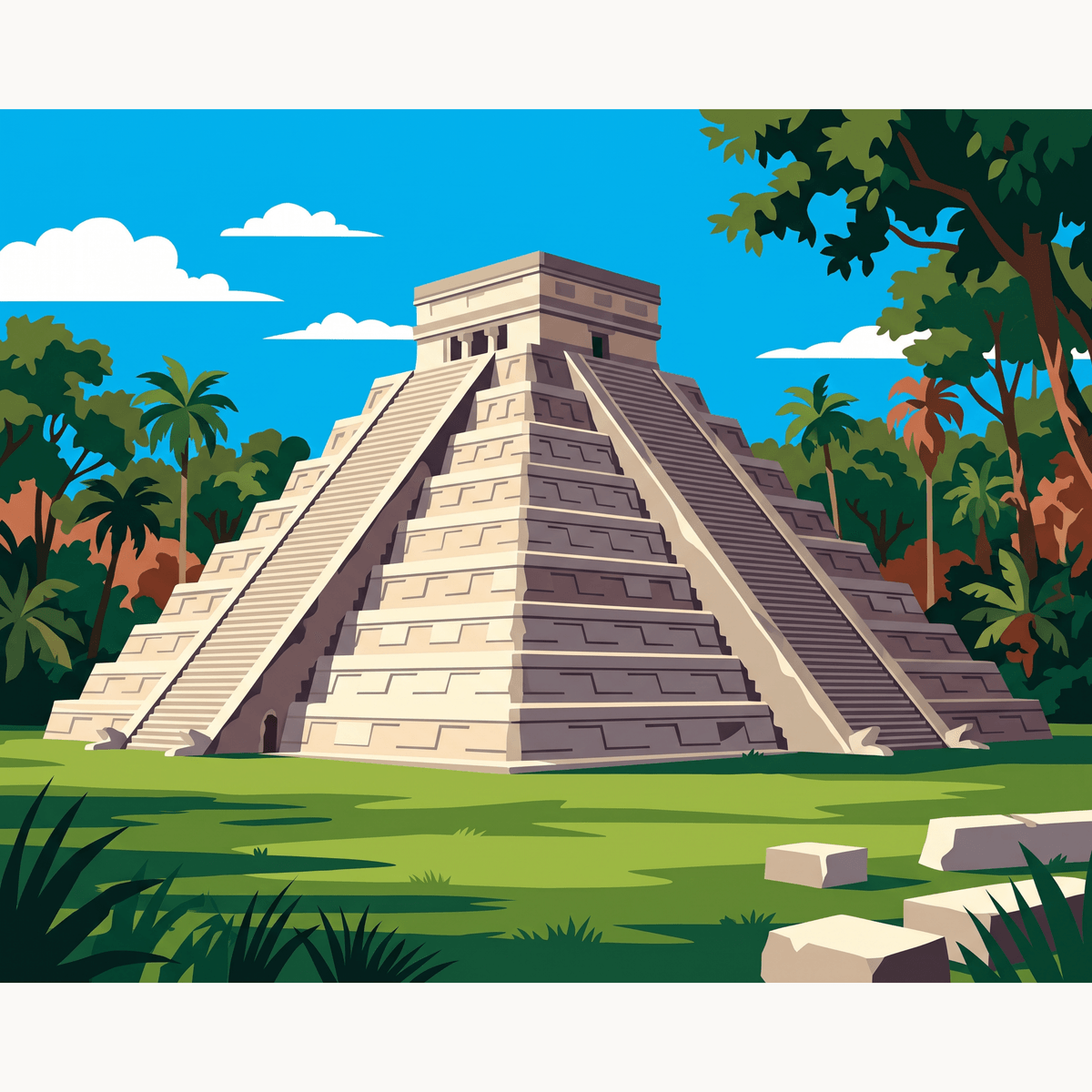 Chichen Itza Mystery - Number Artist Paint by Numbers Kits