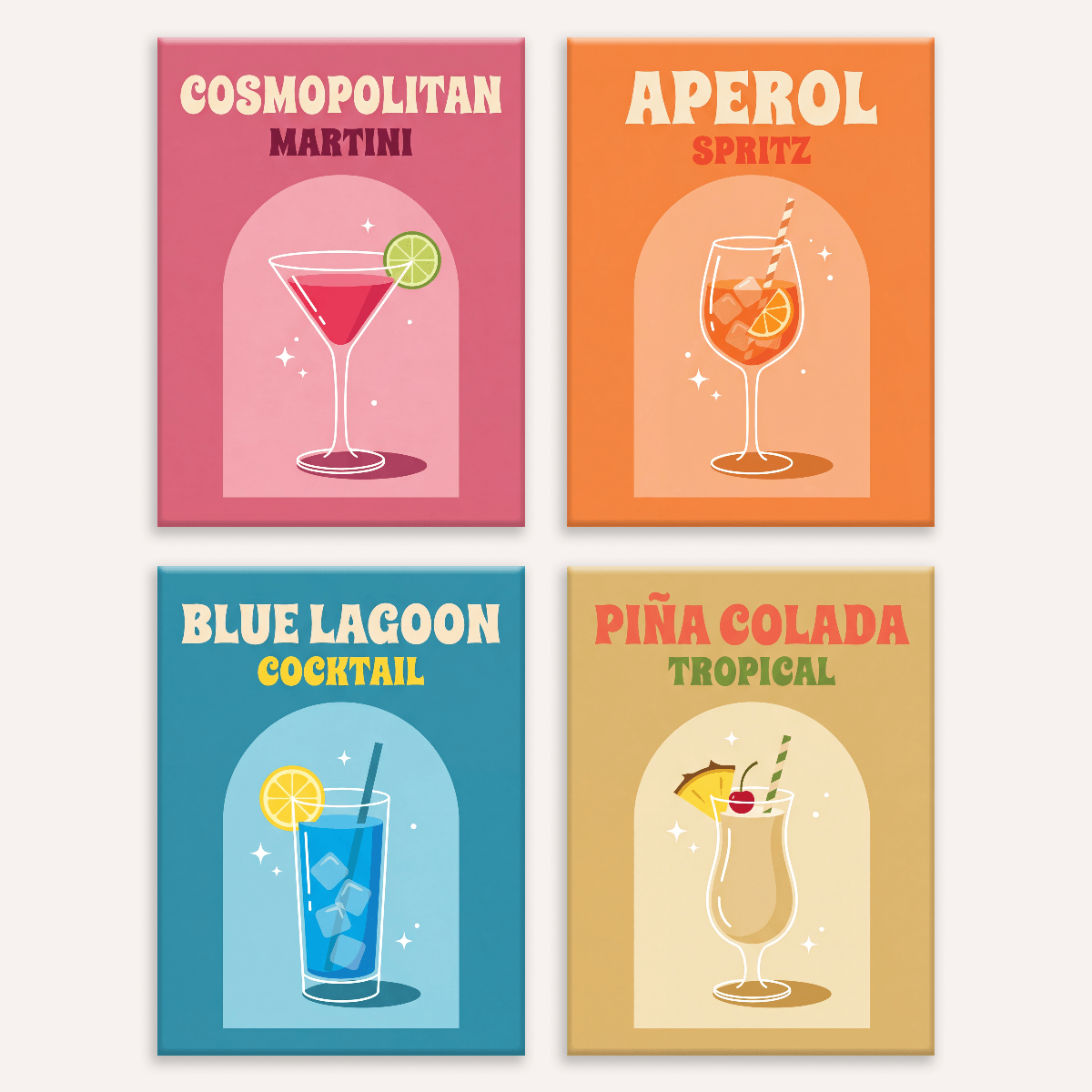 Cocktail Club Vol. 2 - Number Artist Paint by Numbers Kits