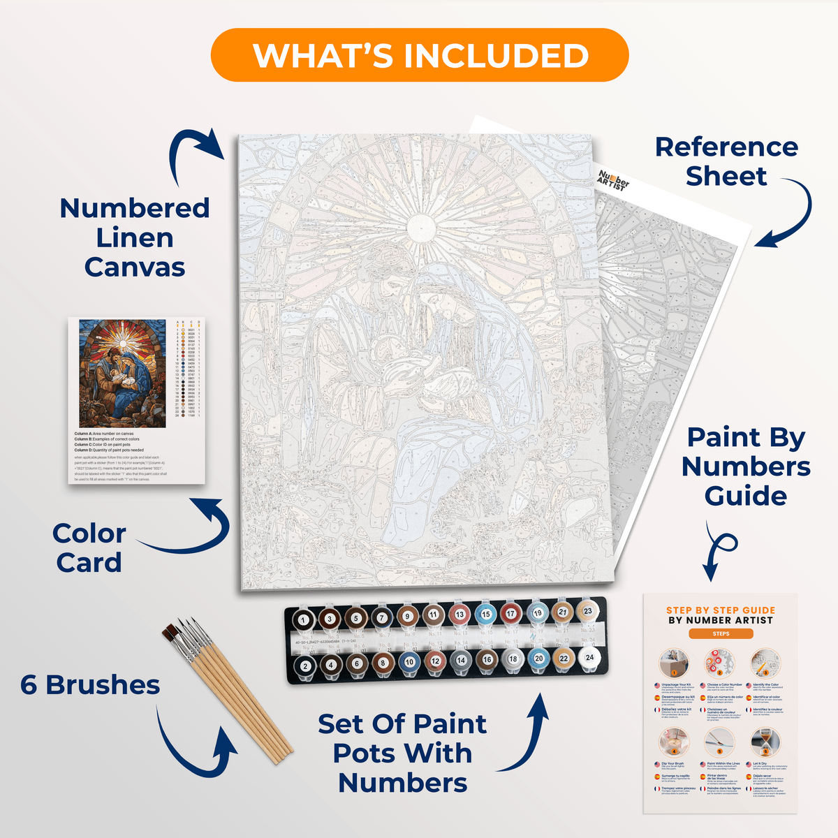 Holy Mosaic - Number Artist Paint by Numbers Kits