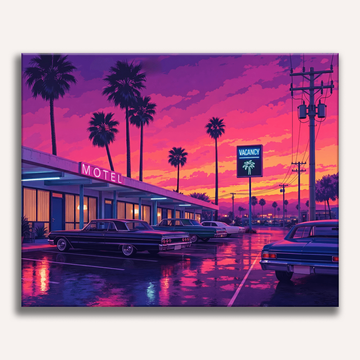Classic Motel - Number Artist Paint by Numbers Kits
