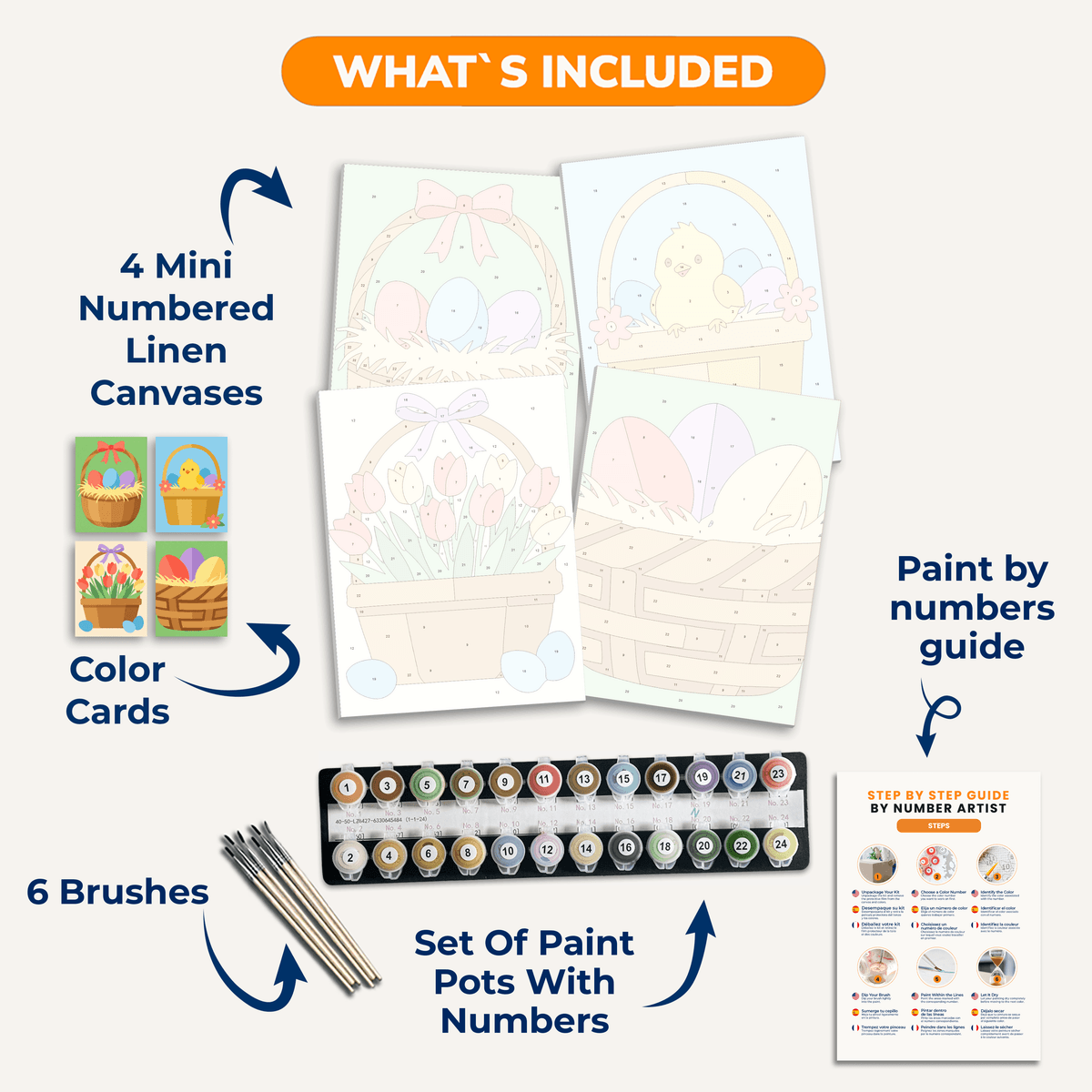 Basket Cheer - Number Artist Paint by Numbers Kits
