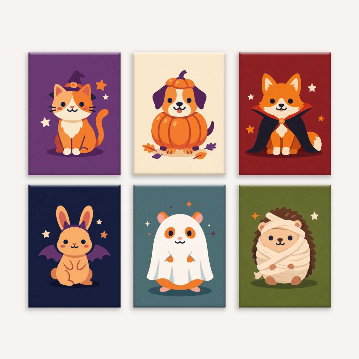 Halloween Pets - Number Artist Paint by Numbers Kits