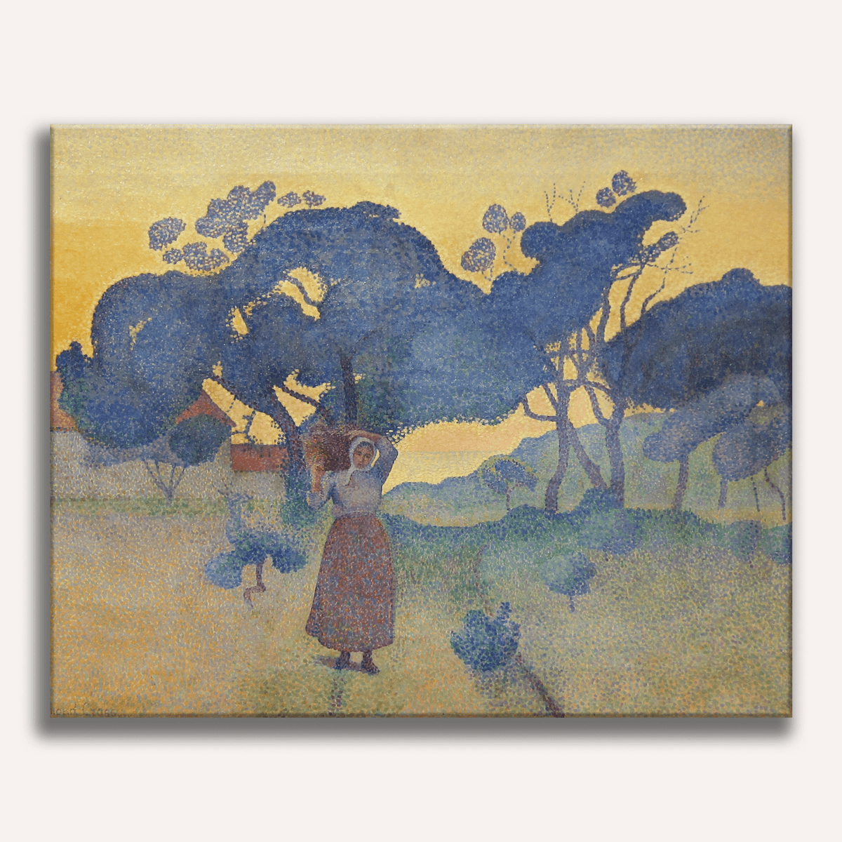 The Farm, Evening by Henri-Edmond Cross - Number Artist Paint by Numbers Kits
