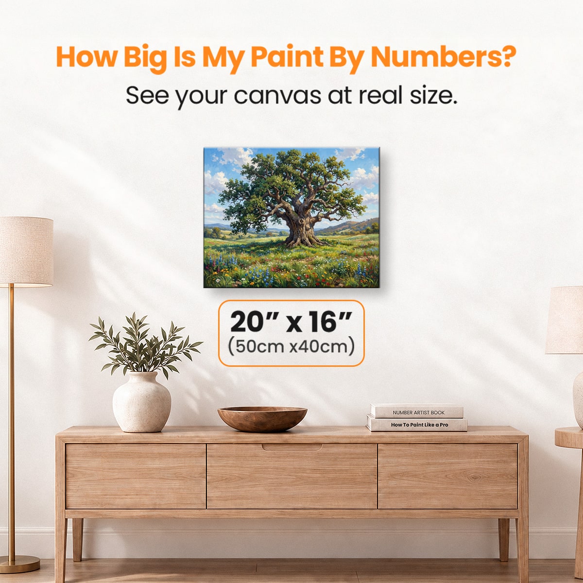 Rolling Oak Hills - Number Artist Paint by Numbers Kits