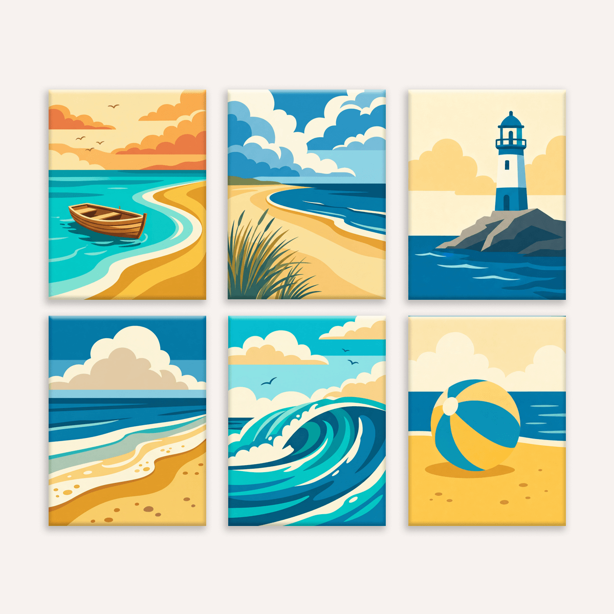Ocean Tide - Number Artist Paint by Numbers Kits