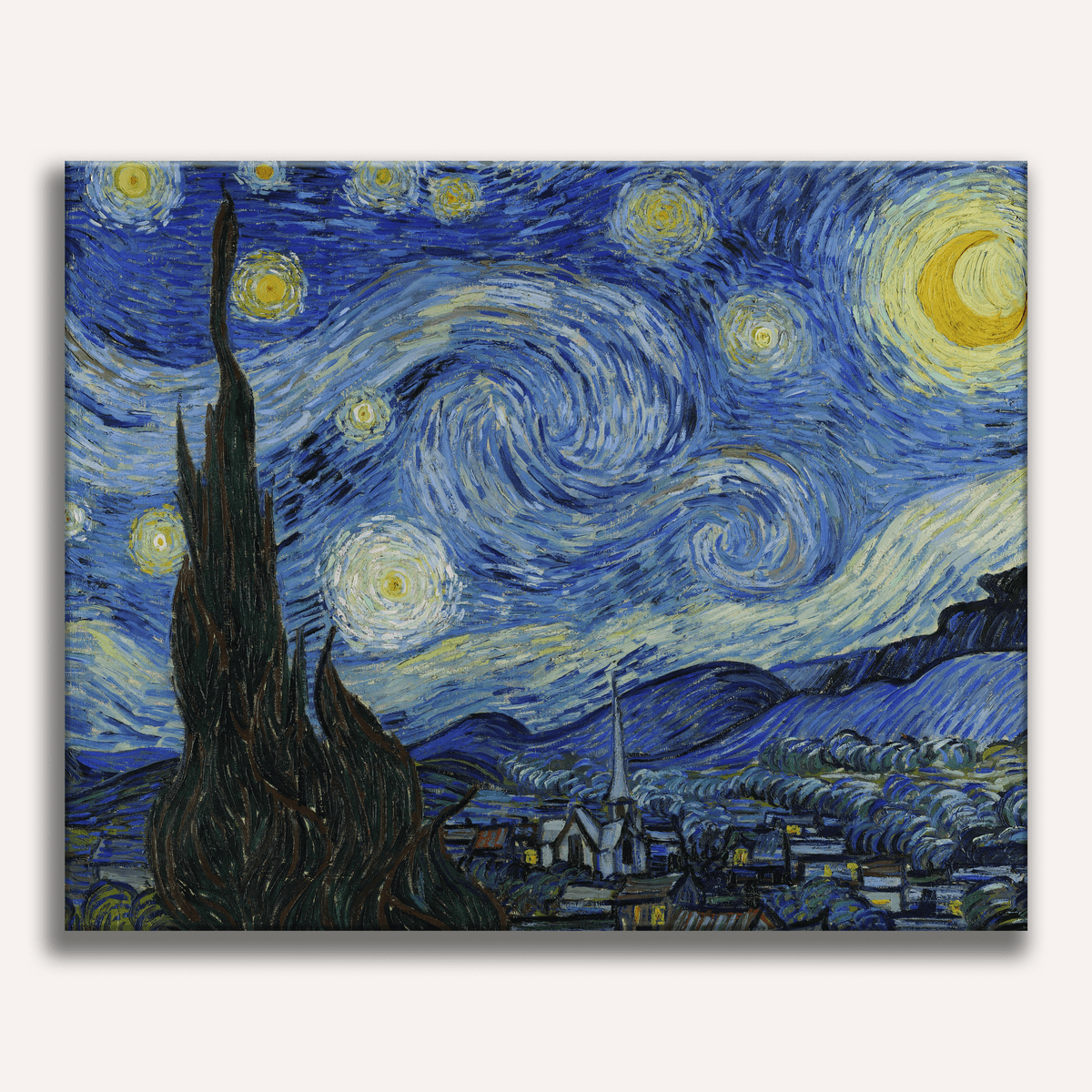 Starry Night by Vincent Van Gogh - Number Artist Paint by Numbers Kits