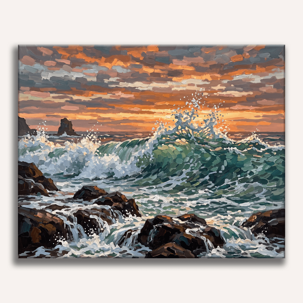 Tidal Roar - Number Artist Paint by Numbers Kits