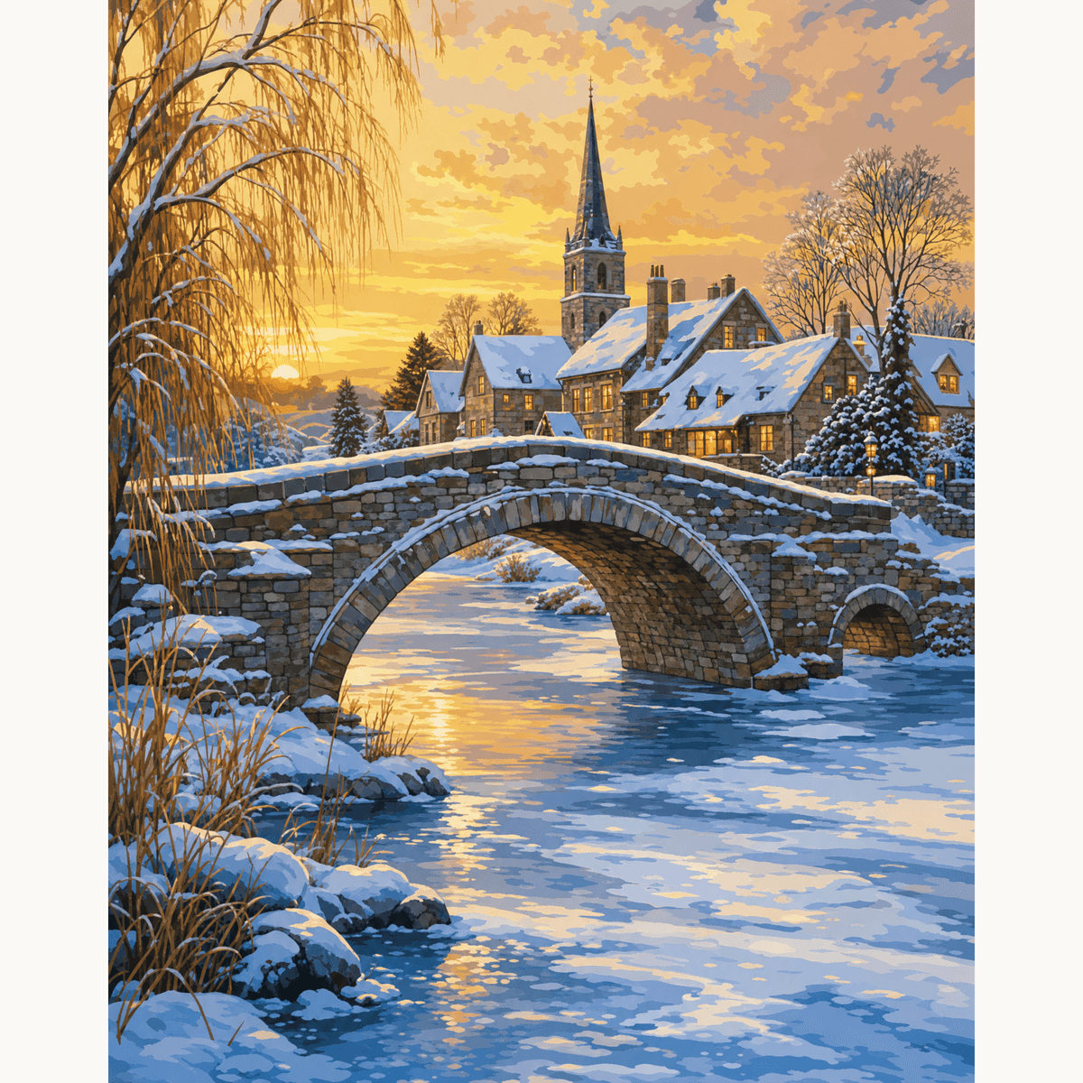 Warm Homecoming - Number Artist Paint by Numbers Kits