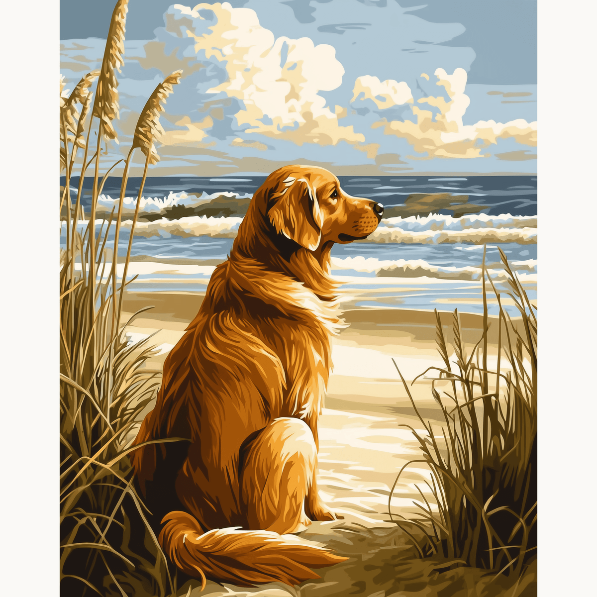 Beach Gaze - Number Artist Paint by Numbers Kits