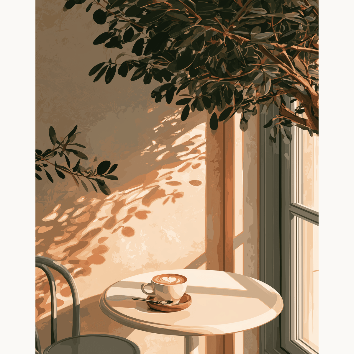 Shades of Cappuccino - Number Artist Paint by Numbers Kits