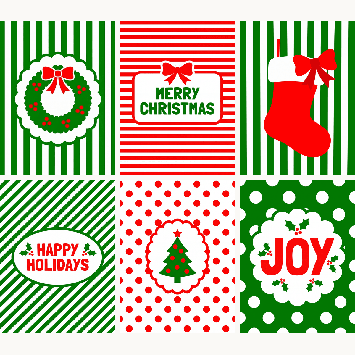 Happy Holidays - Number Artist Paint by Numbers Kits