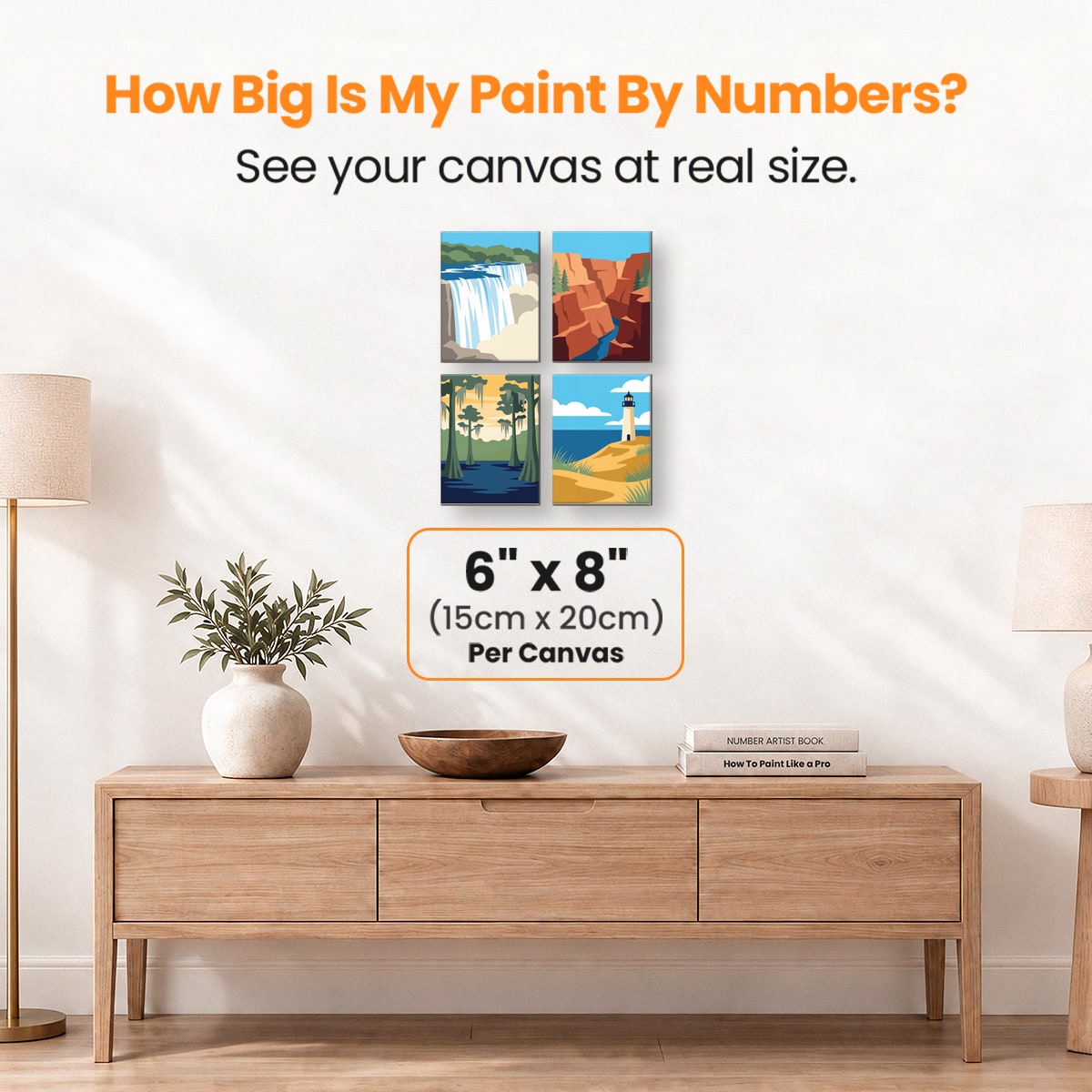 America the Beautiful - Number Artist Paint by Numbers Kits