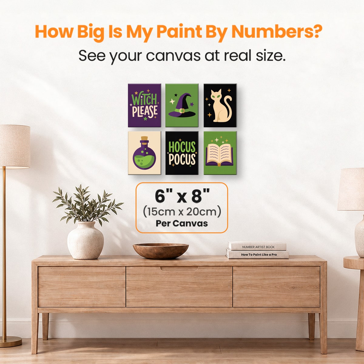 Witch Please - Number Artist Paint by Numbers Kits