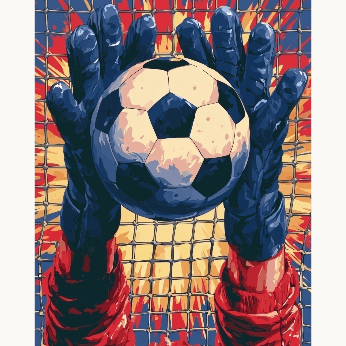 Dynamic Goalkeeping - Number Artist Paint by Numbers Kits