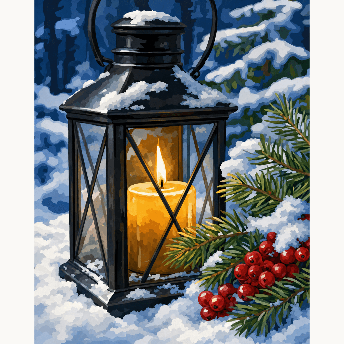 Gentle Flame - Number Artist Paint by Numbers Kits