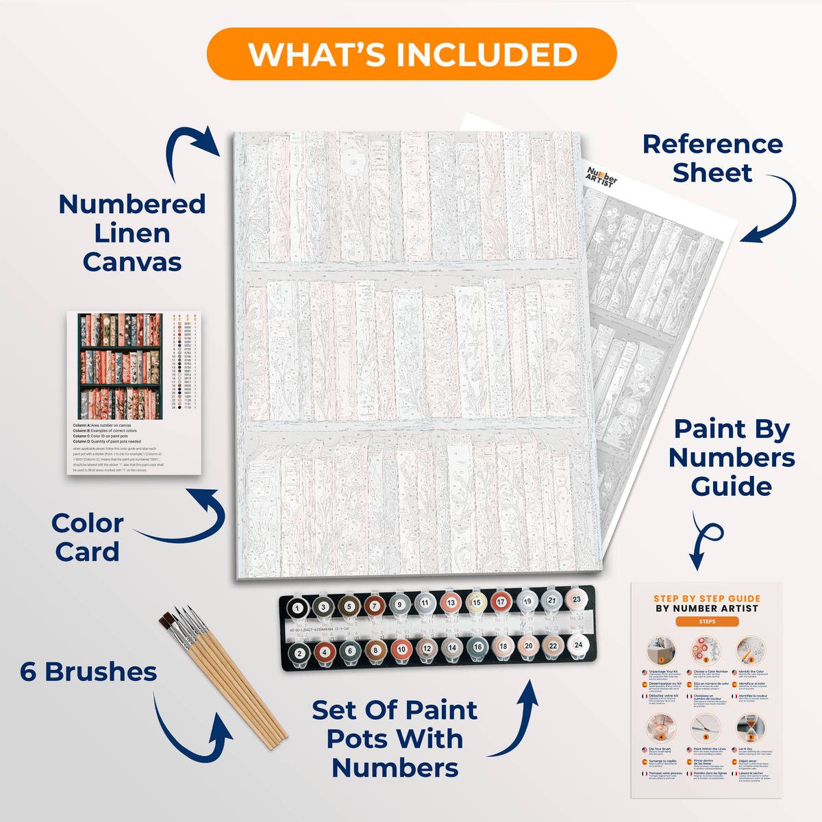 Book Paradise - Number Artist Paint by Numbers Kits