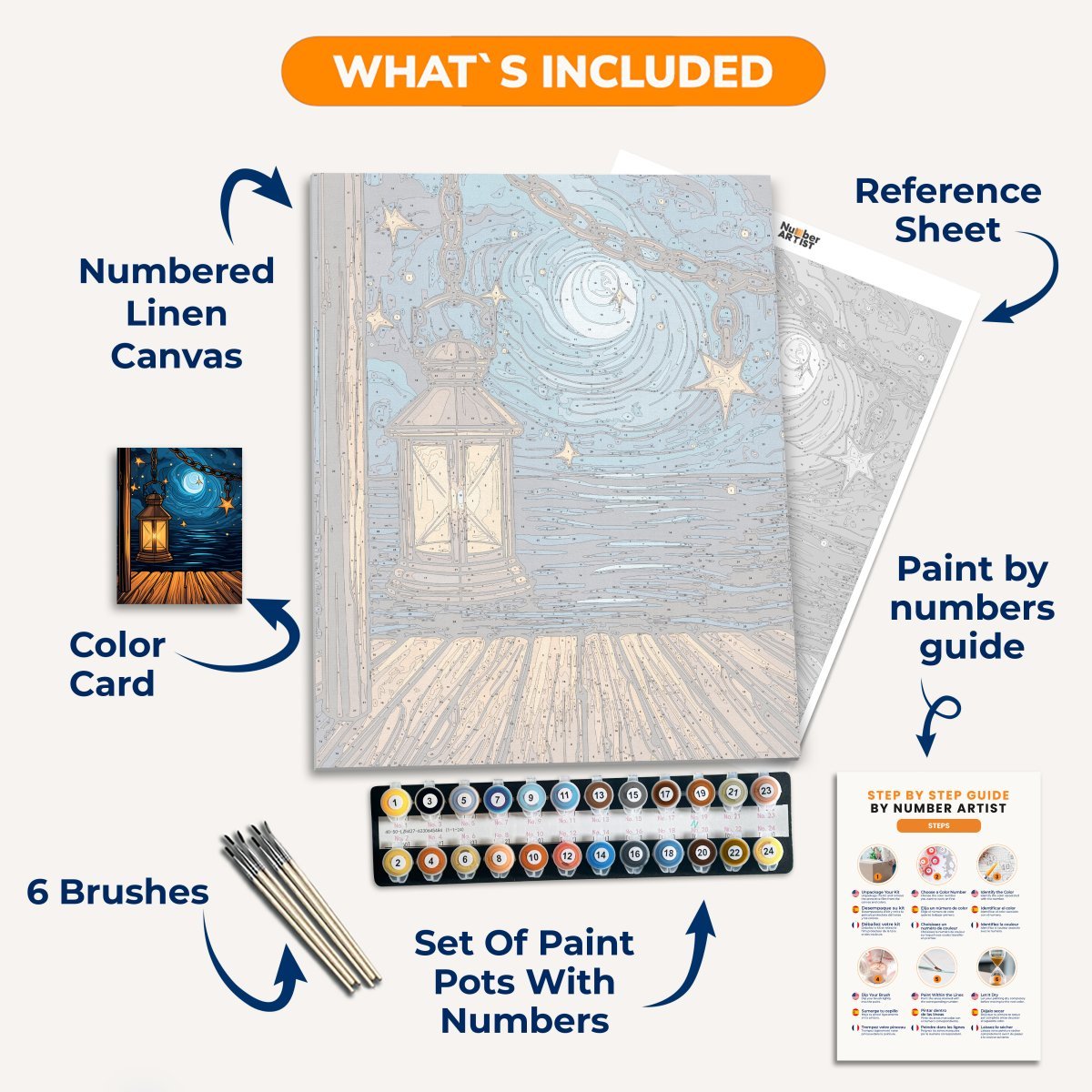 Dreamy Night - Number Artist Paint By Numbers Kits