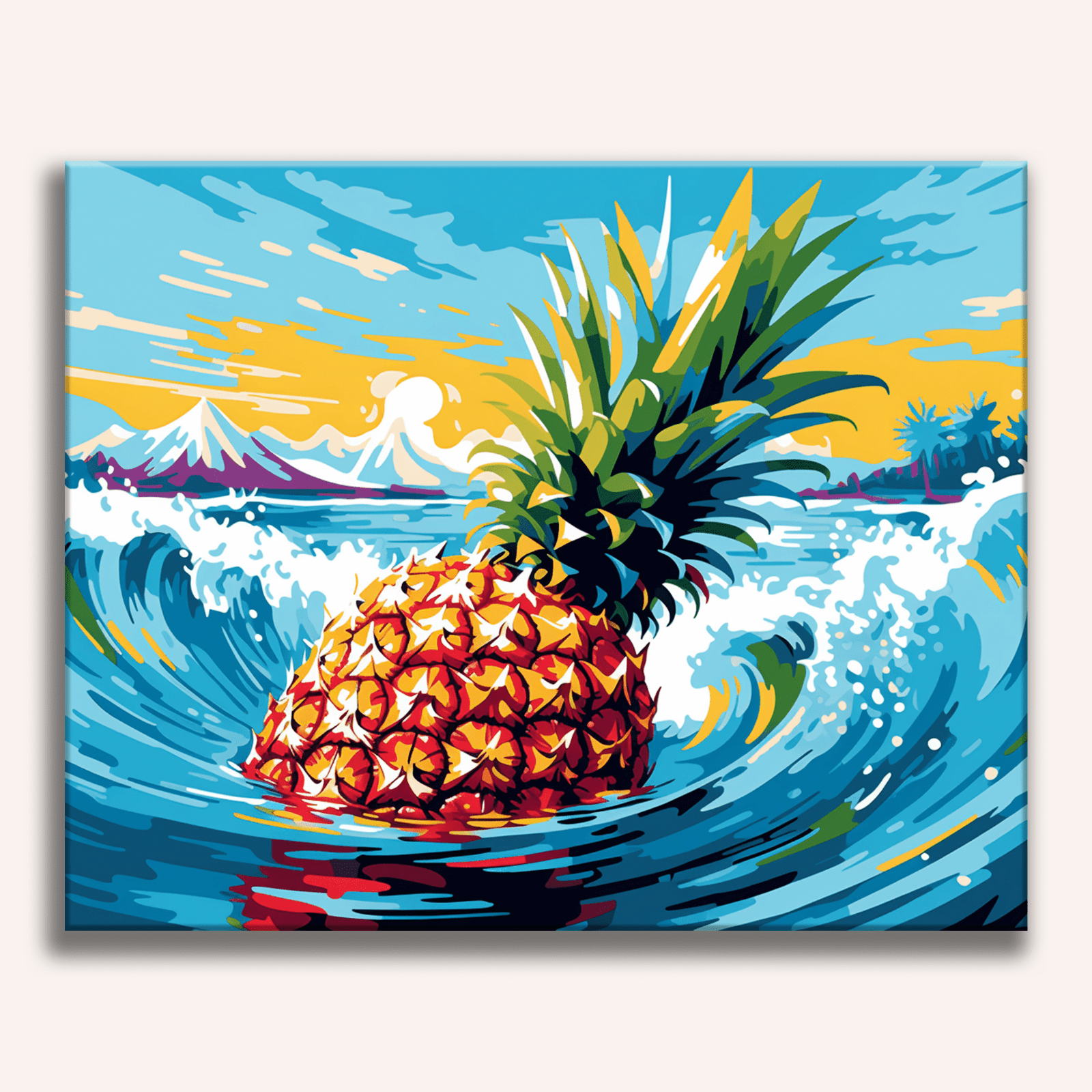 Drowning Pineapple - Number Artist Paint By Numbers Kits