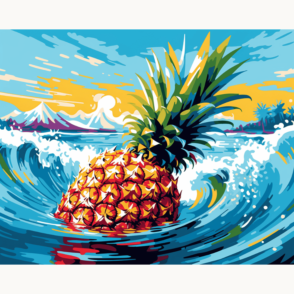 Drowning Pineapple - Number Artist Paint By Numbers Kits