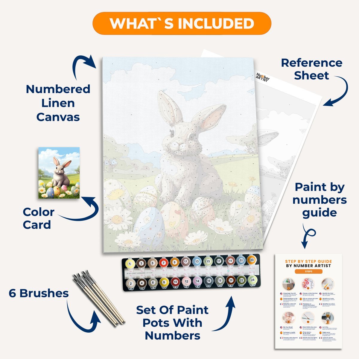 Easter Bunny - Number Artist Diamond Painting Kits
