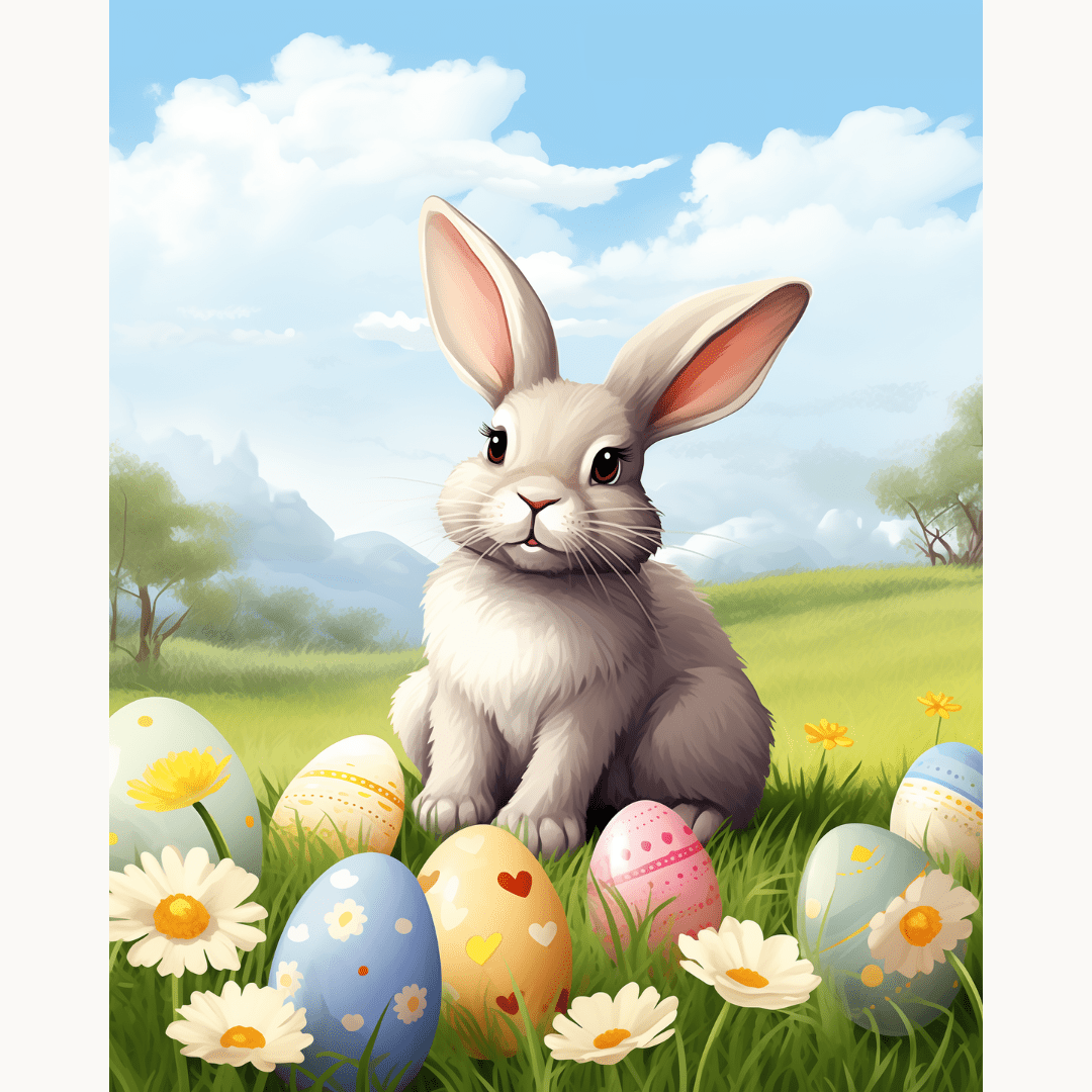 Easter Bunny - Number Artist Diamond Painting Kits