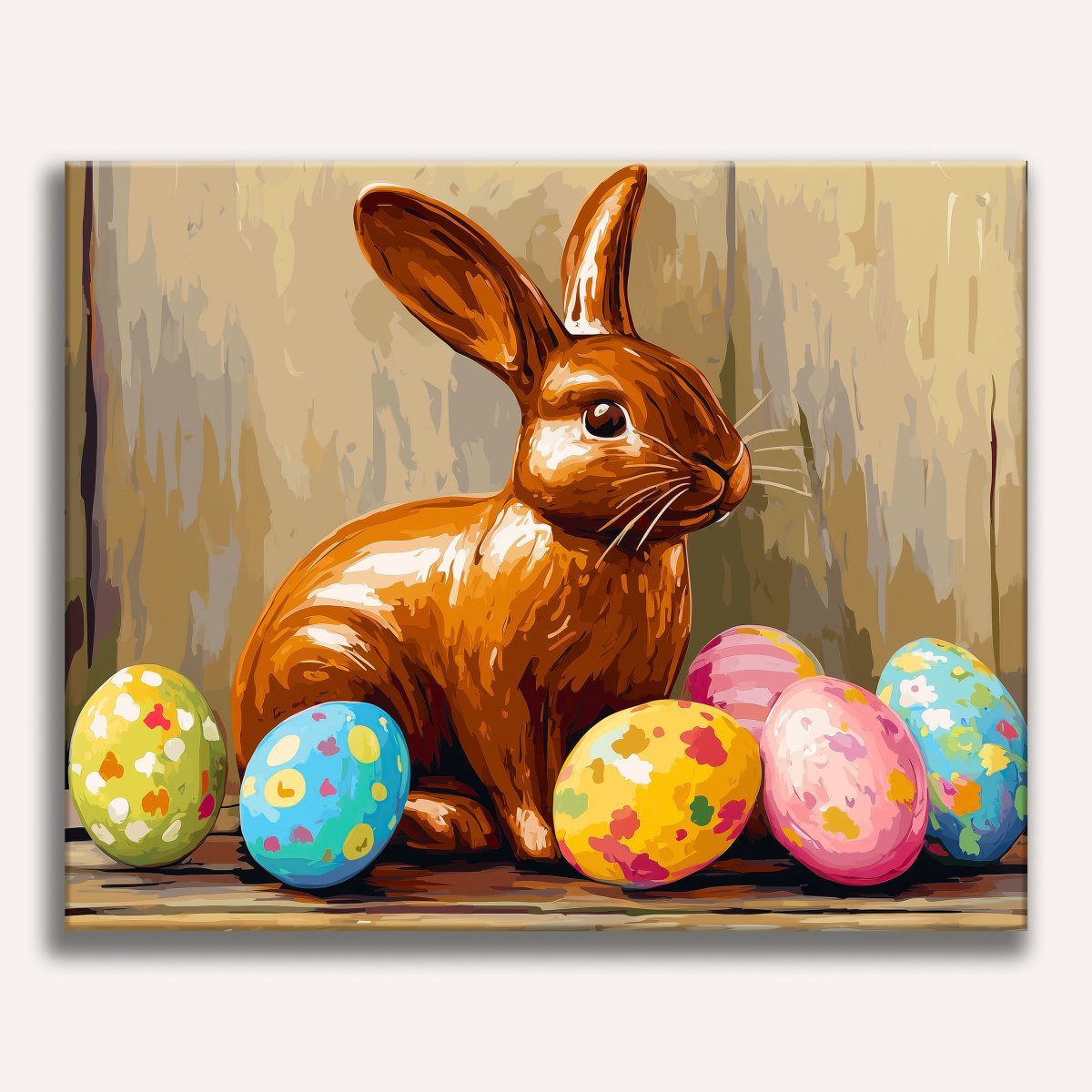 Easter Chocolate Bunny - Number Artist Diamond Painting Kits