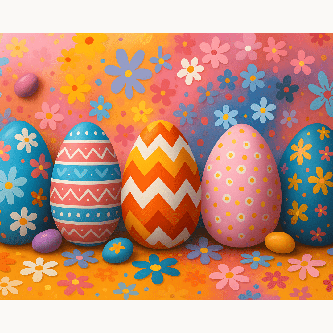 Egg Abstraction - Number Artist Diamond Painting Kits