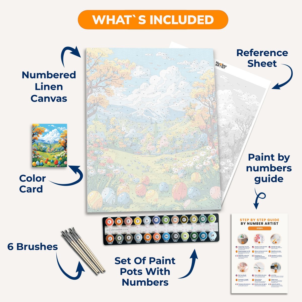 Egg Hunt - Number Artist Diamond Painting Kits