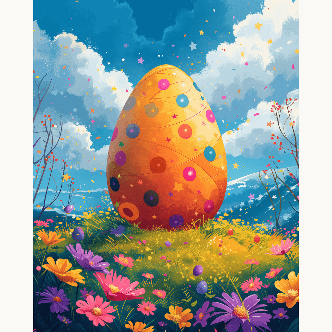 Egg of the Hill - Number Artist Diamond Painting Kits
