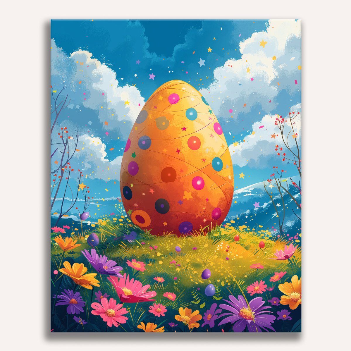 Egg of the Hill - Number Artist Diamond Painting Kits