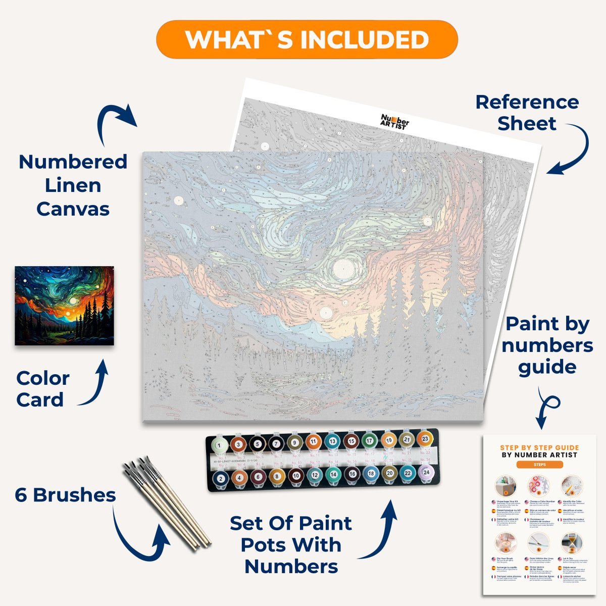 Enchanted Evening - Number Artist Diamond Painting Kits