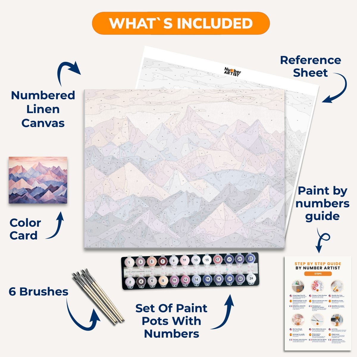 Endless Mountains - Number Artist Diamond Painting Kits