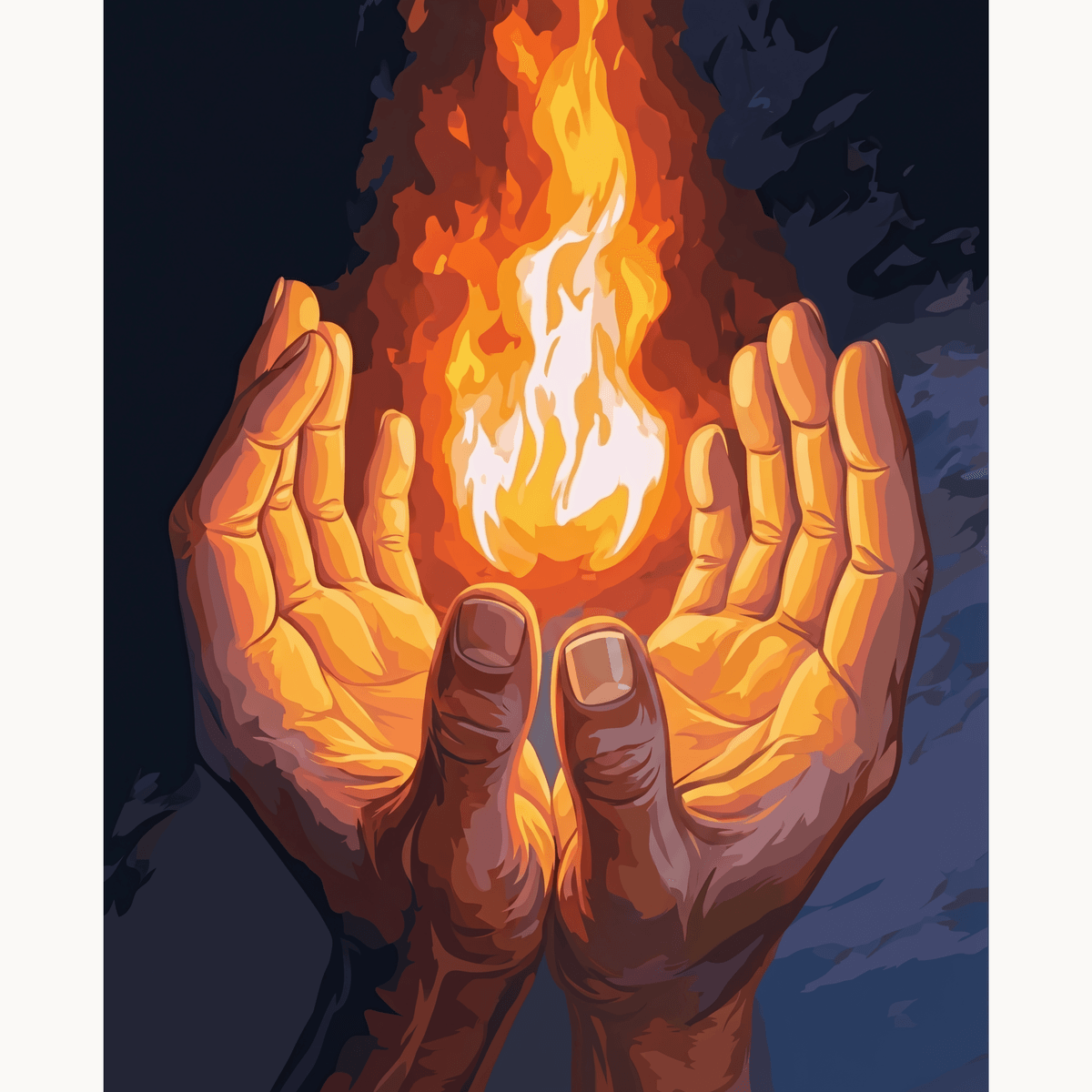Eternal Flame - Number Artist Paint by Numbers Kits