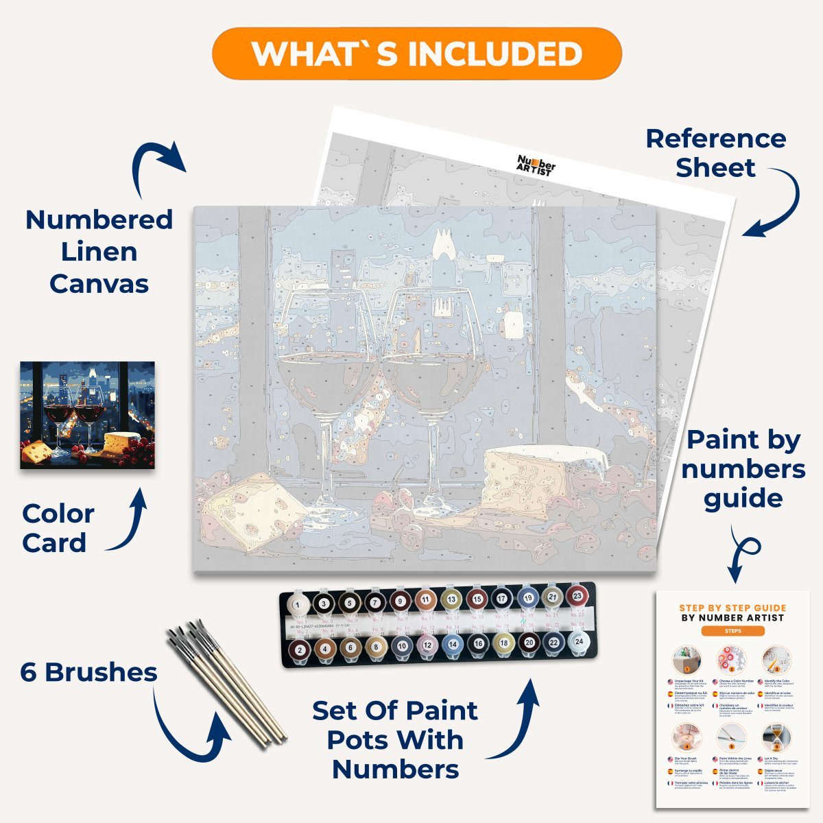 Evening for Two - Number Artist Diamond Painting Kits