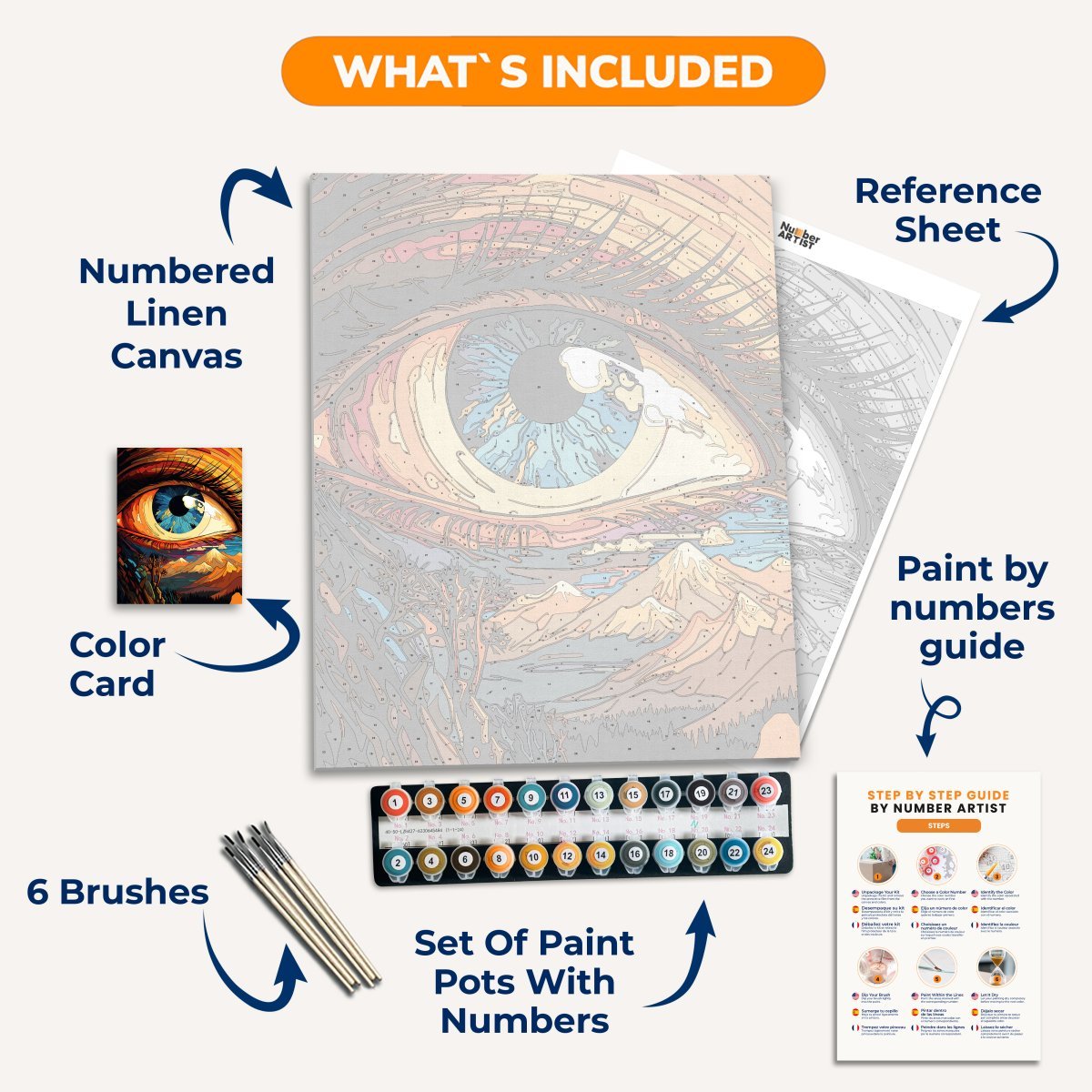 Eye in the Sky - Number Artist Diamond Painting Kits