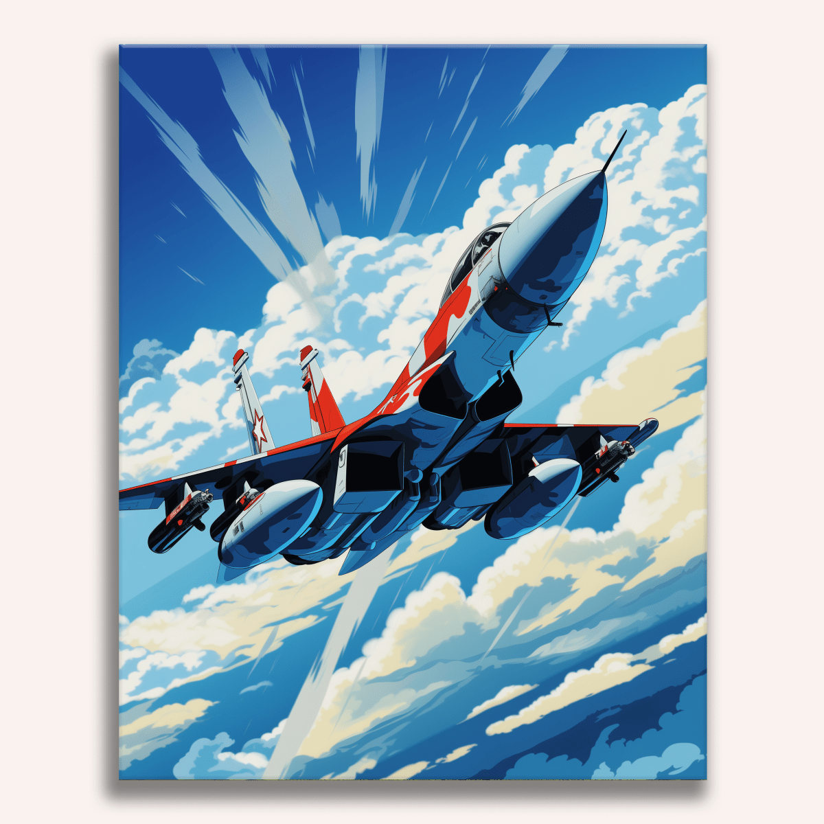 Fastest Fighter - Number Artist Diamond Painting Kits