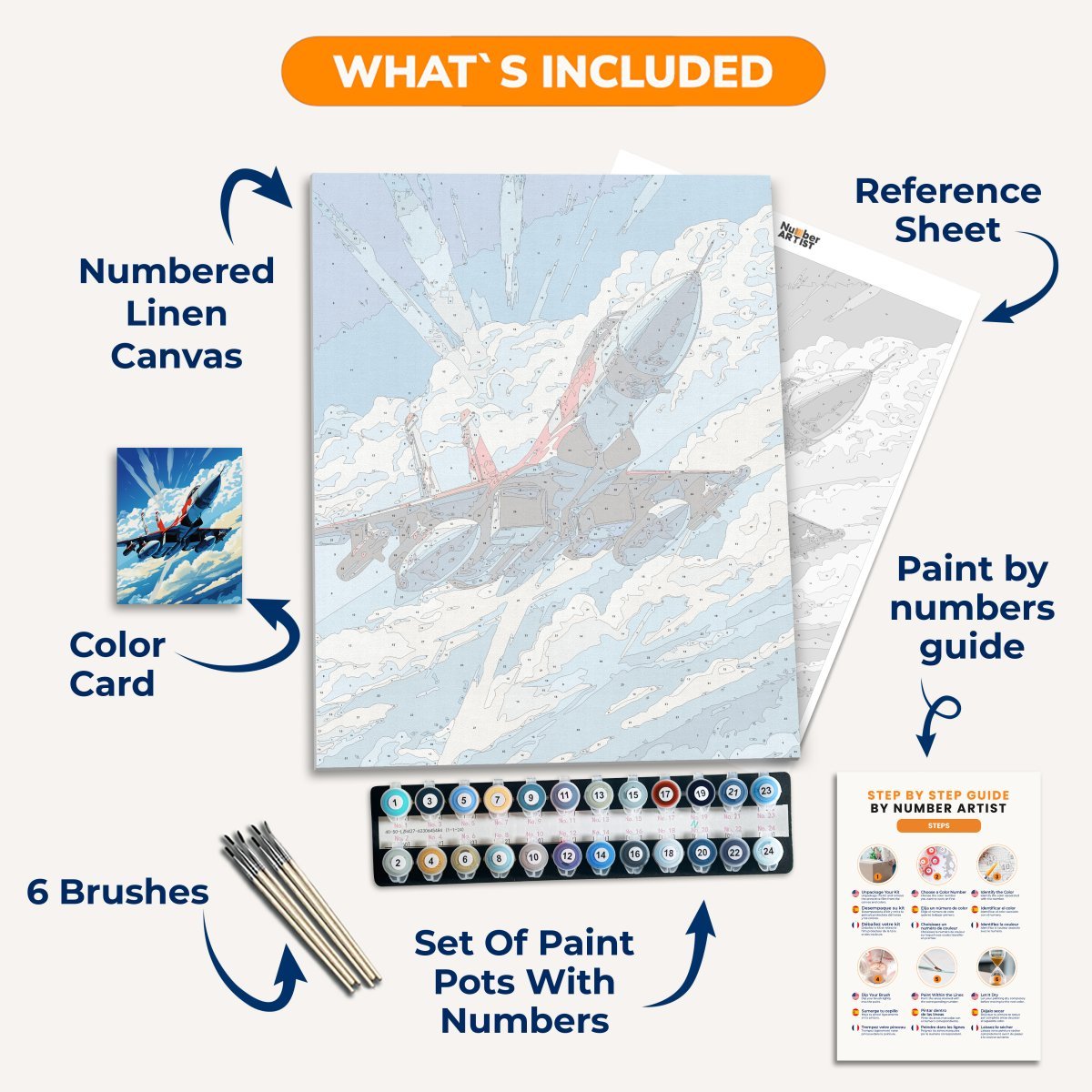 Fastest Fighter - Number Artist Diamond Painting Kits