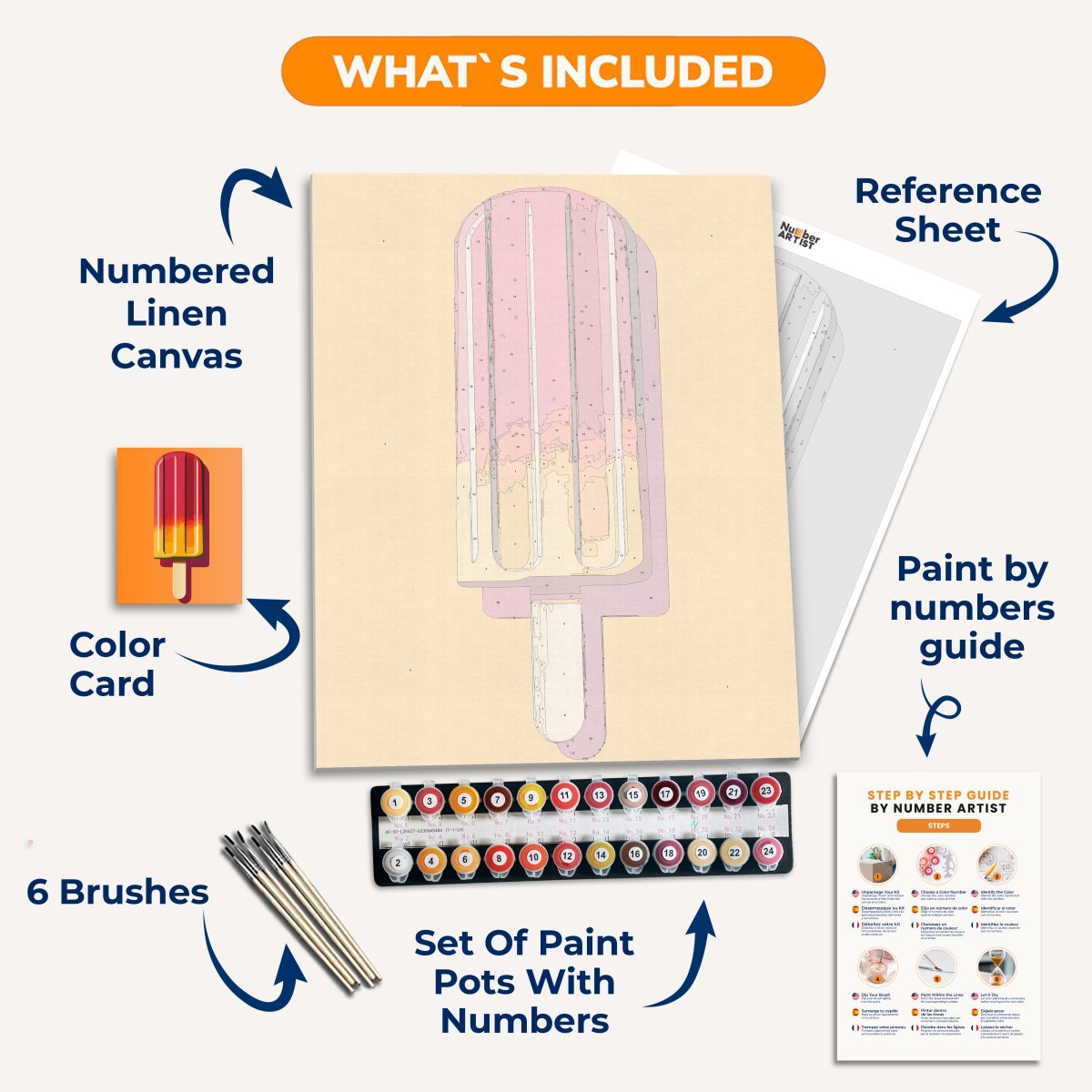 Favorite Flavor - Number Artist Diamond Painting Kits