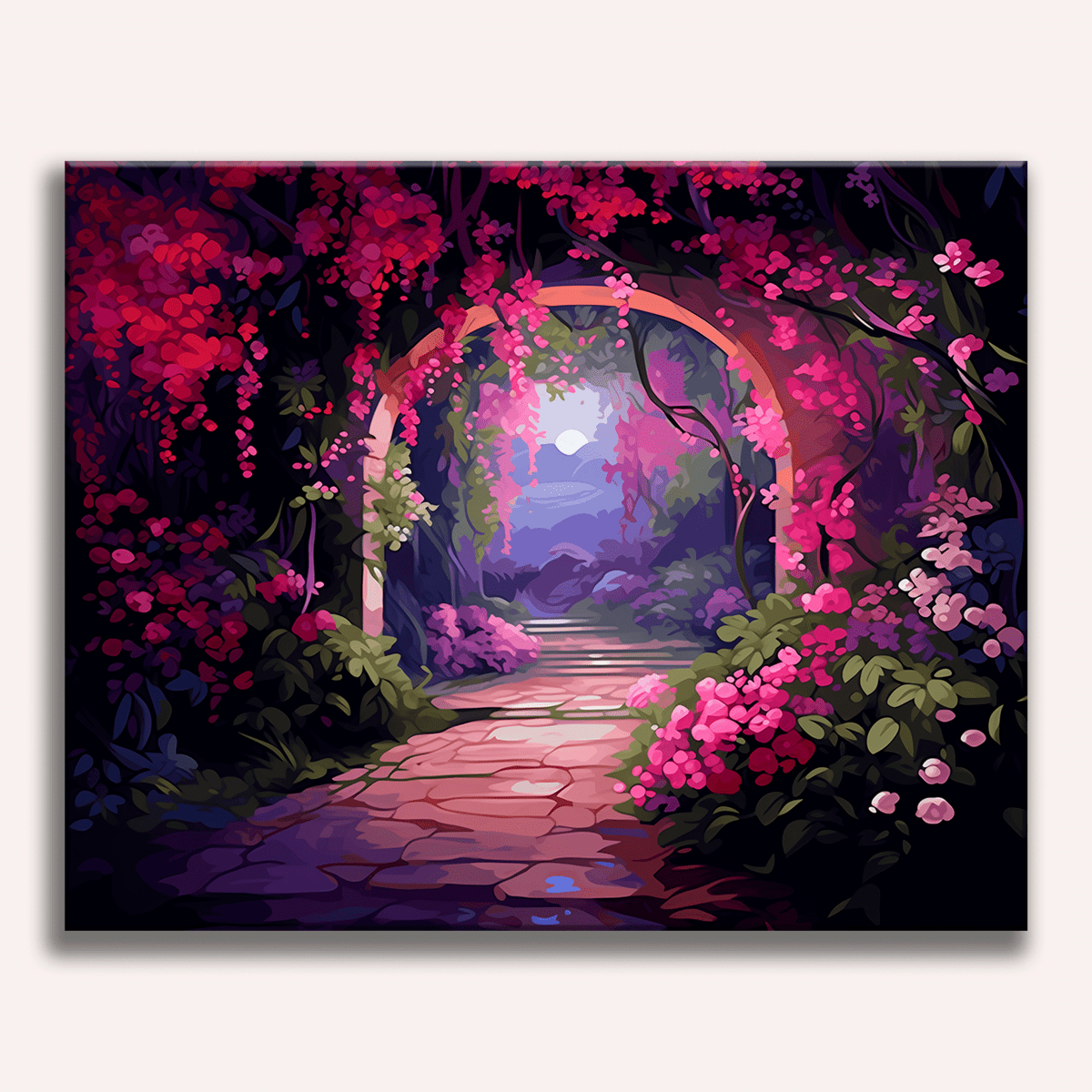 Floral Archway - Number Artist Diamond Painting Kits