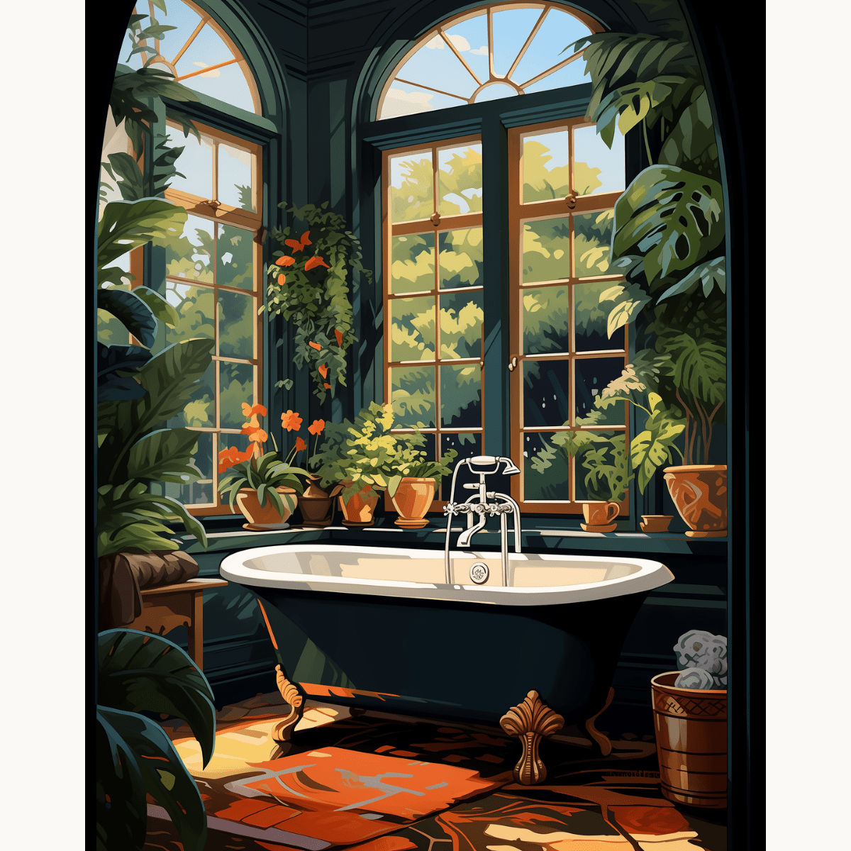 Floral Bathing