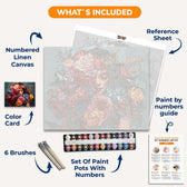 Floral Embrace Paint by Numbers Kit
