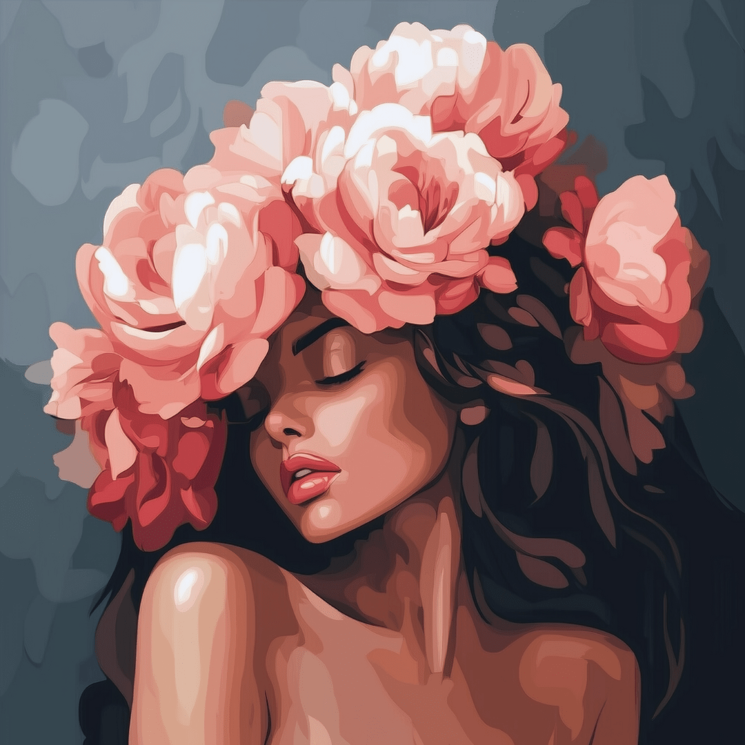 Floral Essence - Number Artist Diamond Painting Kits