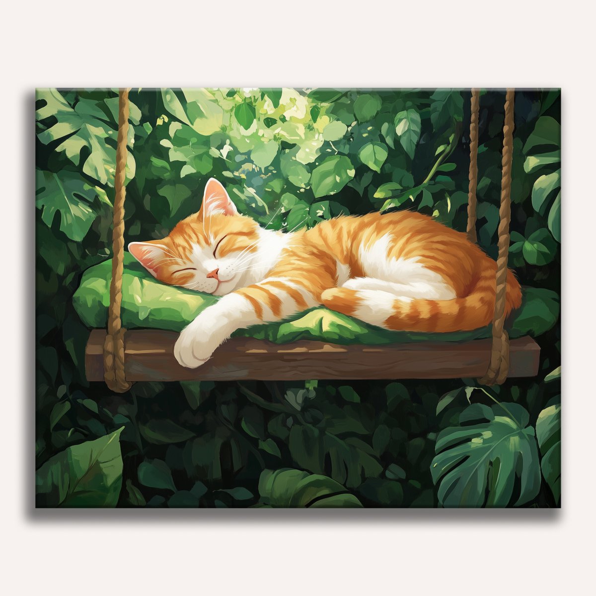 Floral Kitten - Number Artist Diamond Painting Kits