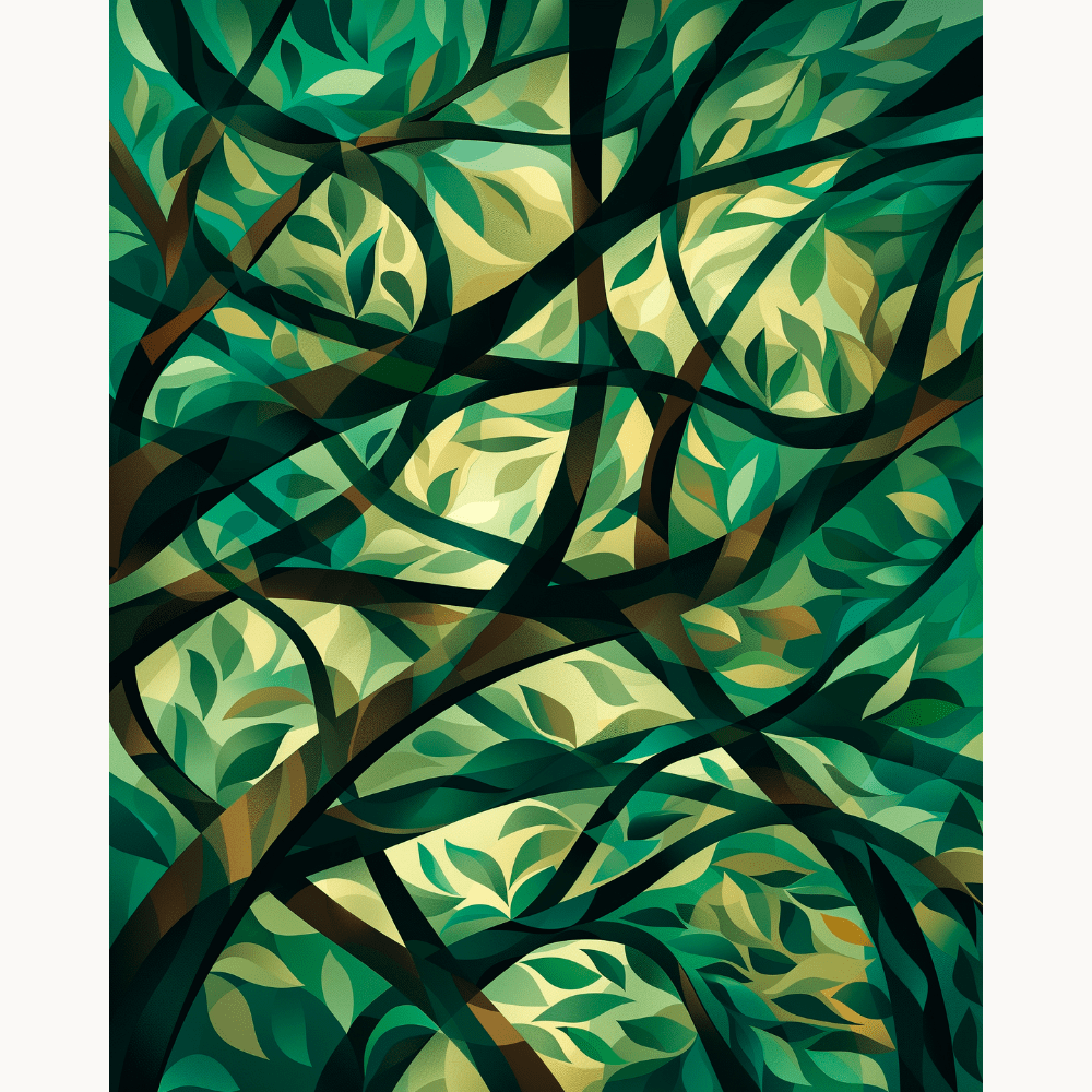 Forest Lush - Number Artist Diamond Painting Kits