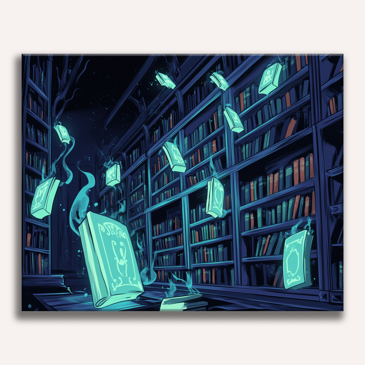 Forgotten Library Paint by Numbers Kit