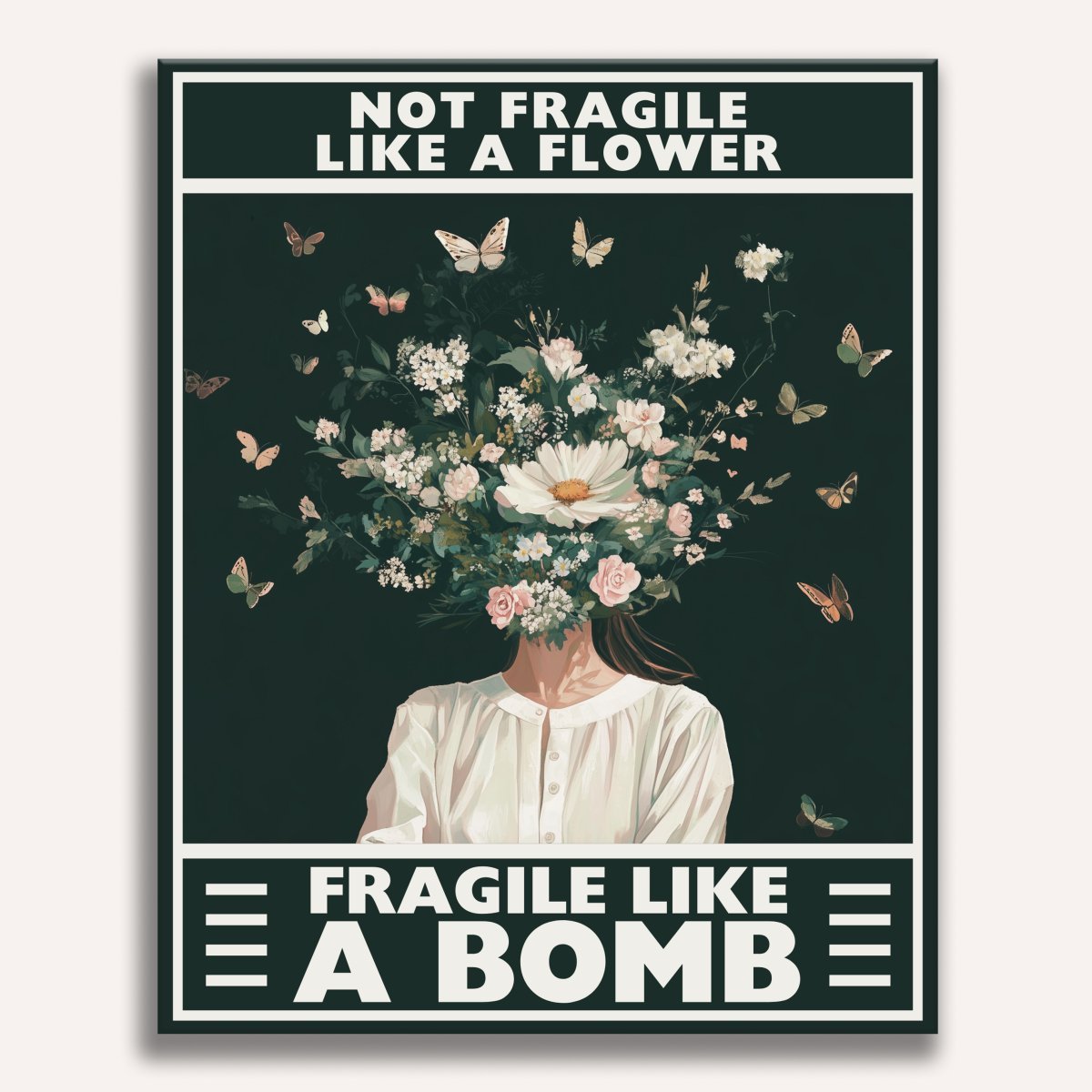 Fragile Like a Bomb - Number Artist Diamond Painting Kits