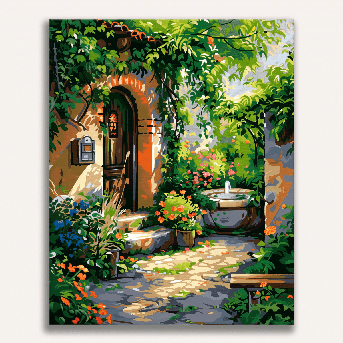 Fragrant Frontdoor - Number Artist Diamond Painting Kits