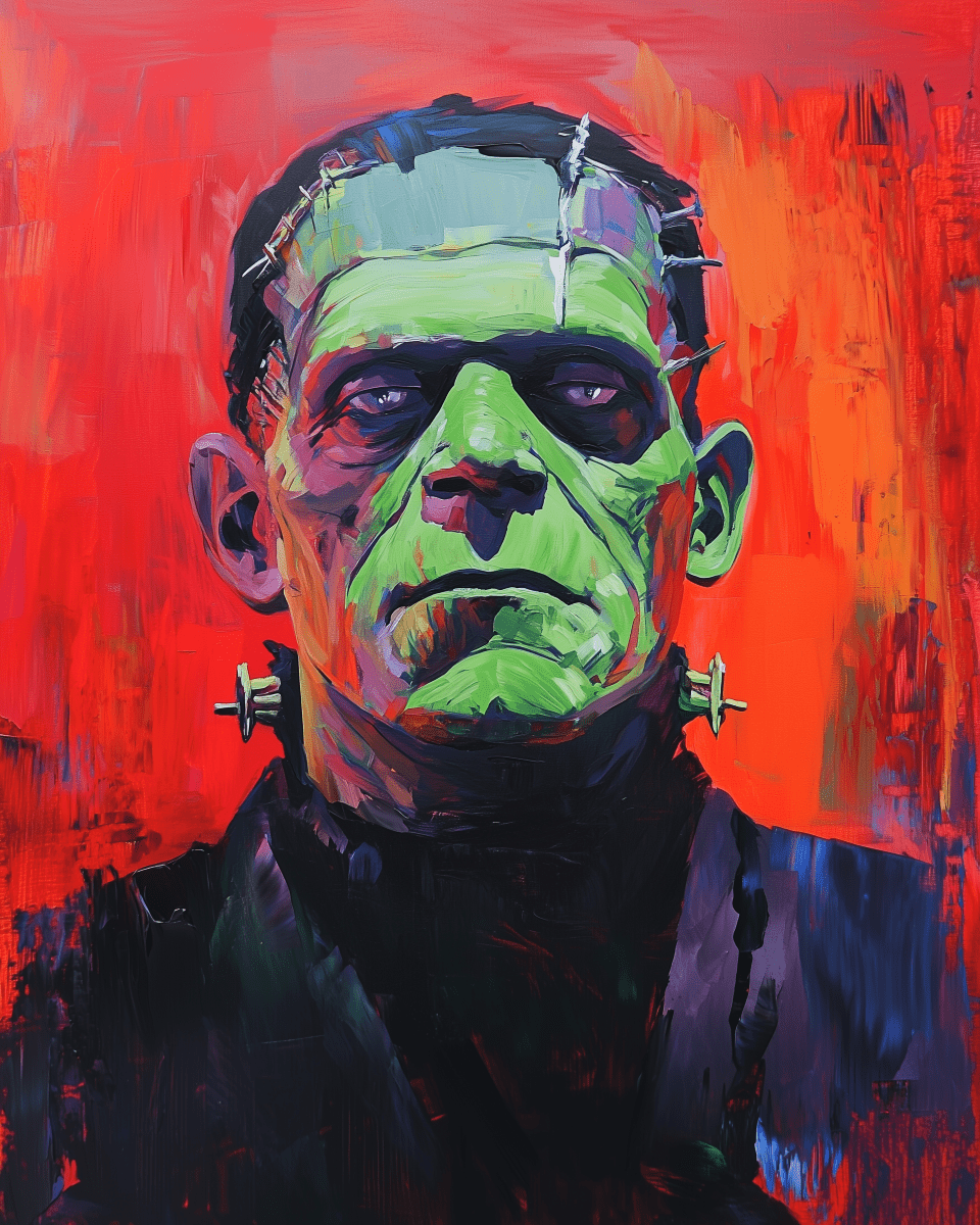 Frankenstein's Monster - Number Artist Diamond Painting Kits